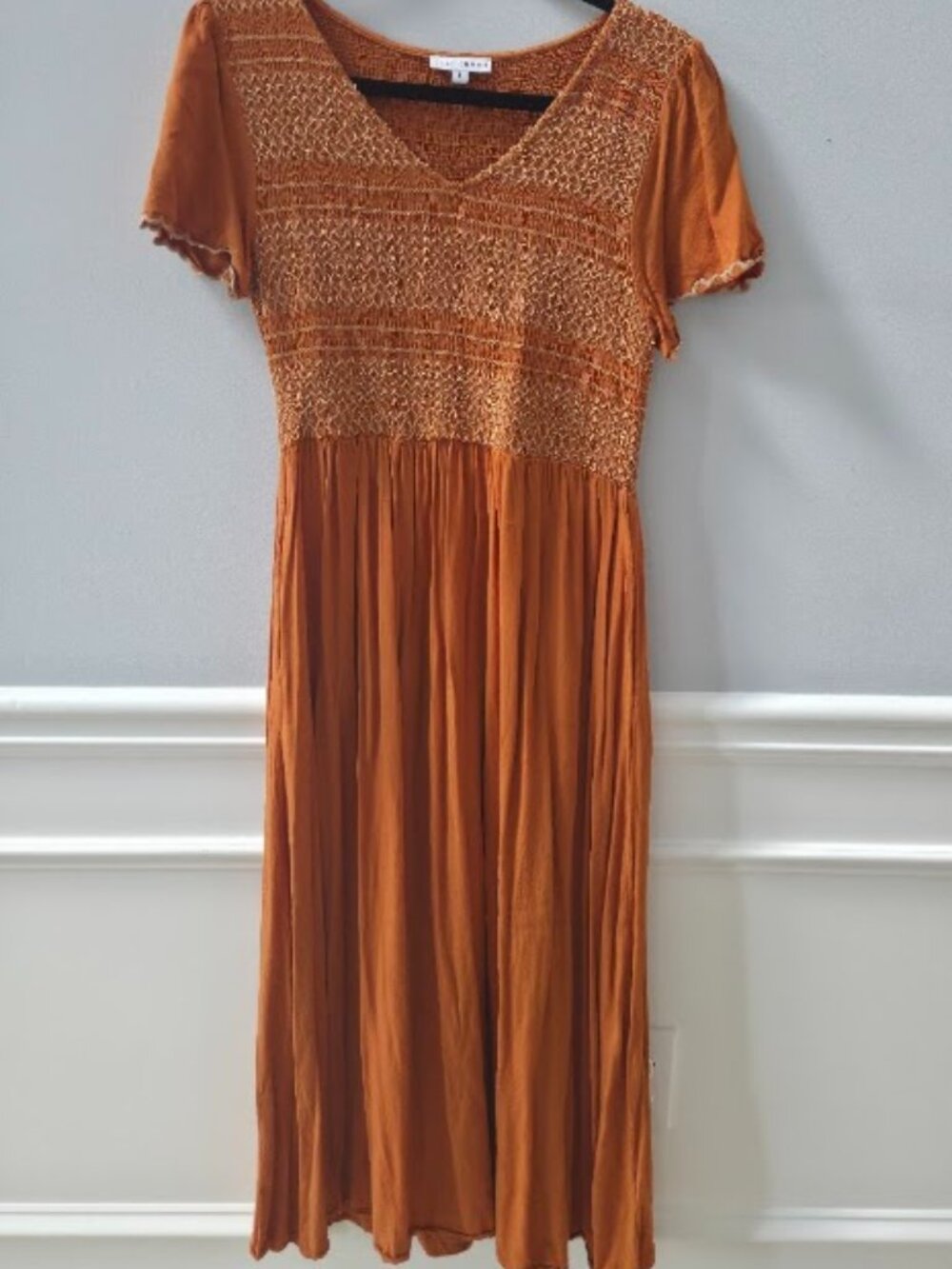 Baltic Born Rust Flowy Dress